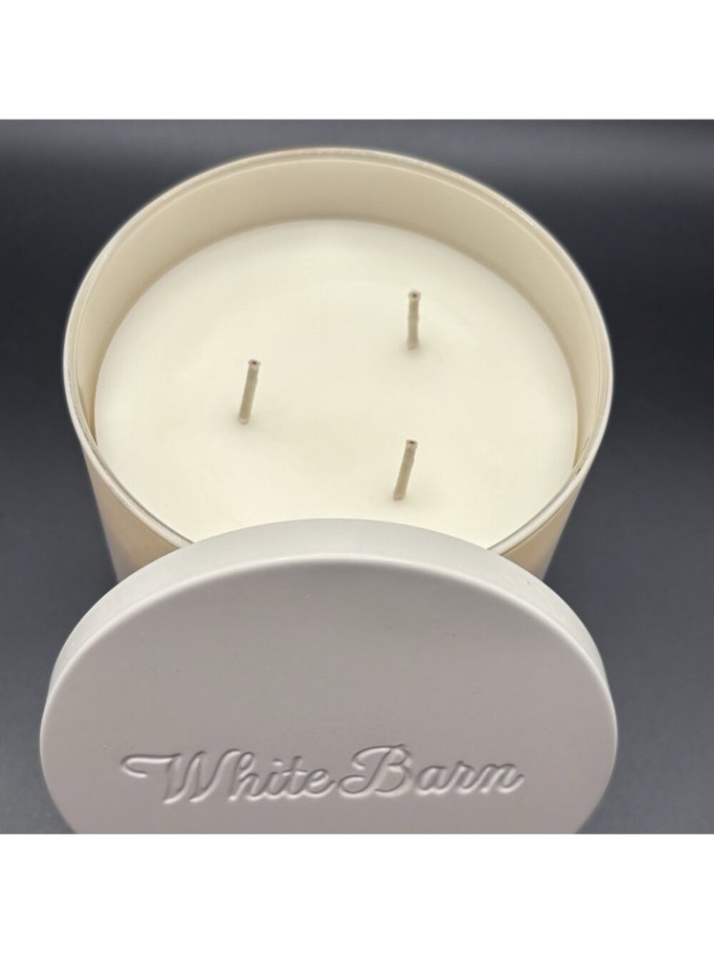 Bath & Body Works Rose Lychee 3 Wick Candle 14.5 oz White Barn Floral Fruity - Picture 7 of 13